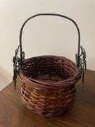 (1) Longaberger, (2) Royce Craft, and miscellaneous small baskets