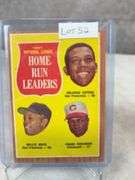 1962 NL Home Run Leaders  #54 - Mays - Robinson - Nice EXMT