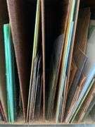 Large amount of stained glass pieces - large pieces are 24x26