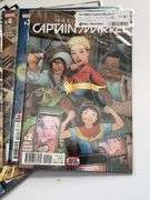 (7) Marvel The Might Captain Marvel and (5) The Might Thor Comics