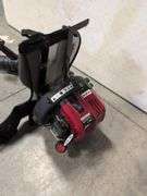 Craftsman 2-cycle 25cc backpack blower - works - shoulder strap ripped