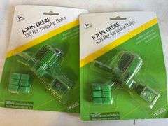 (7) John Deere toys - 1/64 scale, dirty