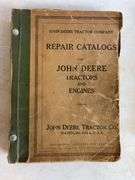 John Deere Tractor Company repair catalogs and Moline Tractor Works of Deere & Co repair catalog No.