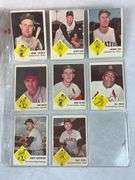 1963 Fleer BB 35/66 Card Starter Set With Cepeda VG to EXMT