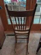 (2) wooden rocking chairs