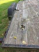 16ft tandem axle bumper hitch trailer