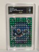 2023 Mosaic Jaxon Smith-Njigba NFL Debut Green Mosaic Prizm (GMA 10), 2022 Mosaic Drake London NFL D