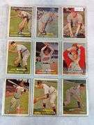 1957 Topps Series 4 BB 9 Card Nice Lot -Tough Series EX+