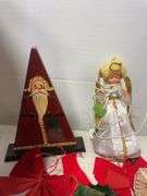 (2) boxes of Christmas items