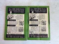 (5) Vintage John Deere operator's manuals