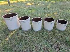 Set of 5 crocks 2,3,4,5,10