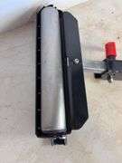 Adjustable roller stand, cable cutter, and Rockwell trim saw