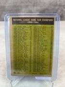 1961 NL Home Run Leaders Topps #43 -Banks - Aaron  - Nice EXMT