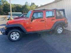 2015 Orange 4D Jeep Wrangler