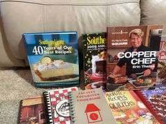 Large lot of cookbooks including southern living & others