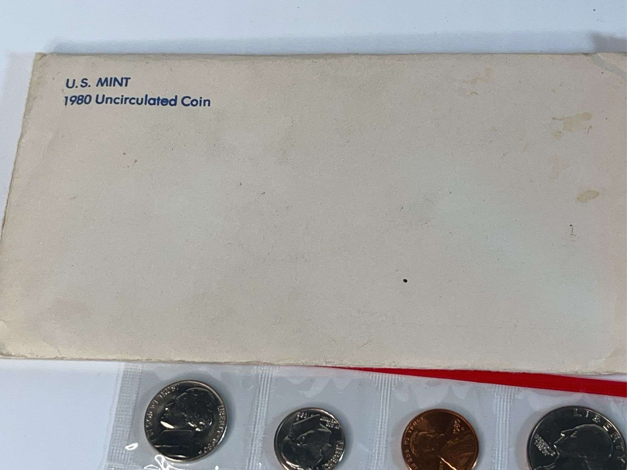 1980, 1981, 1982 Uncirculated Mint Sets