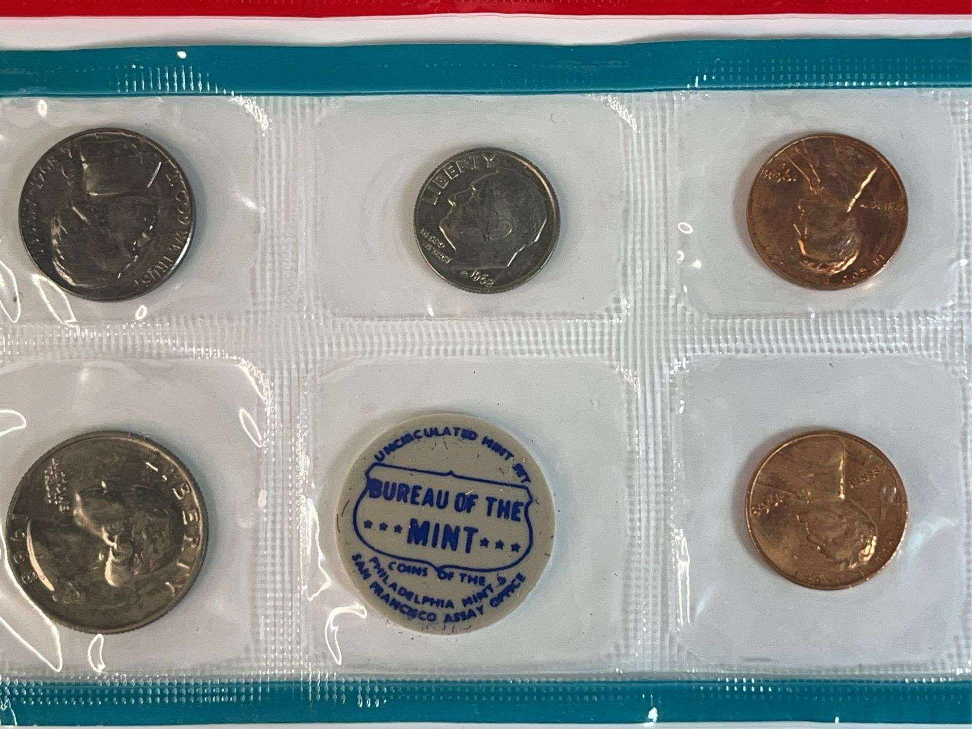 1968, 1969, 1970 Uncirculated Mint Sets