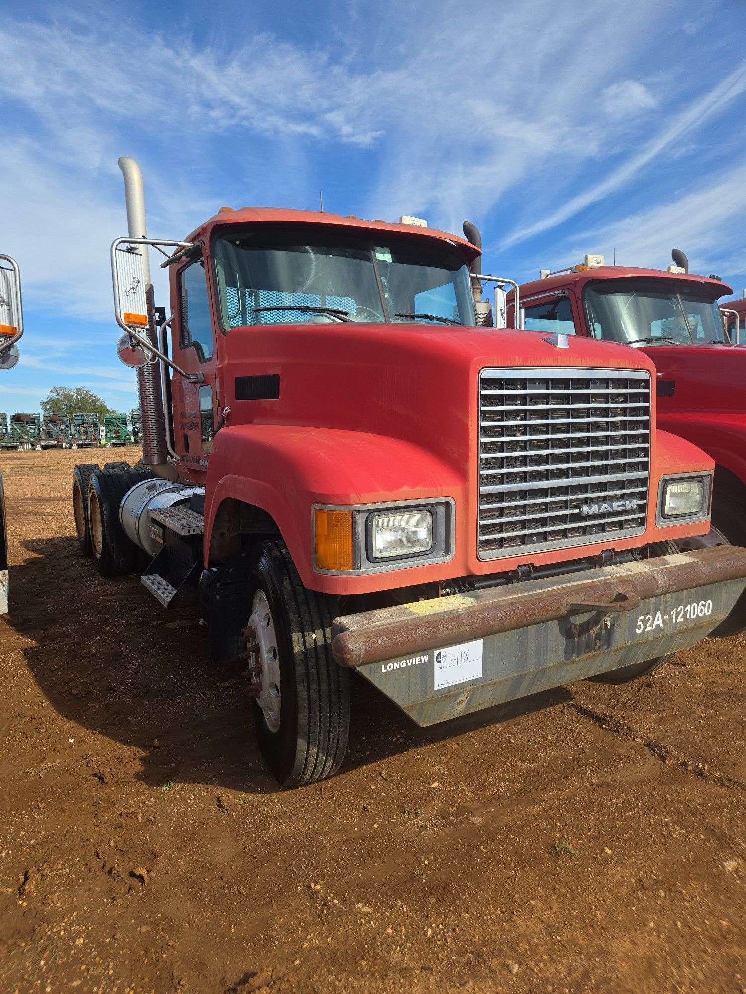 2012 Mack CHU613 showing 51,131 mi, 11,743 hrs - runs