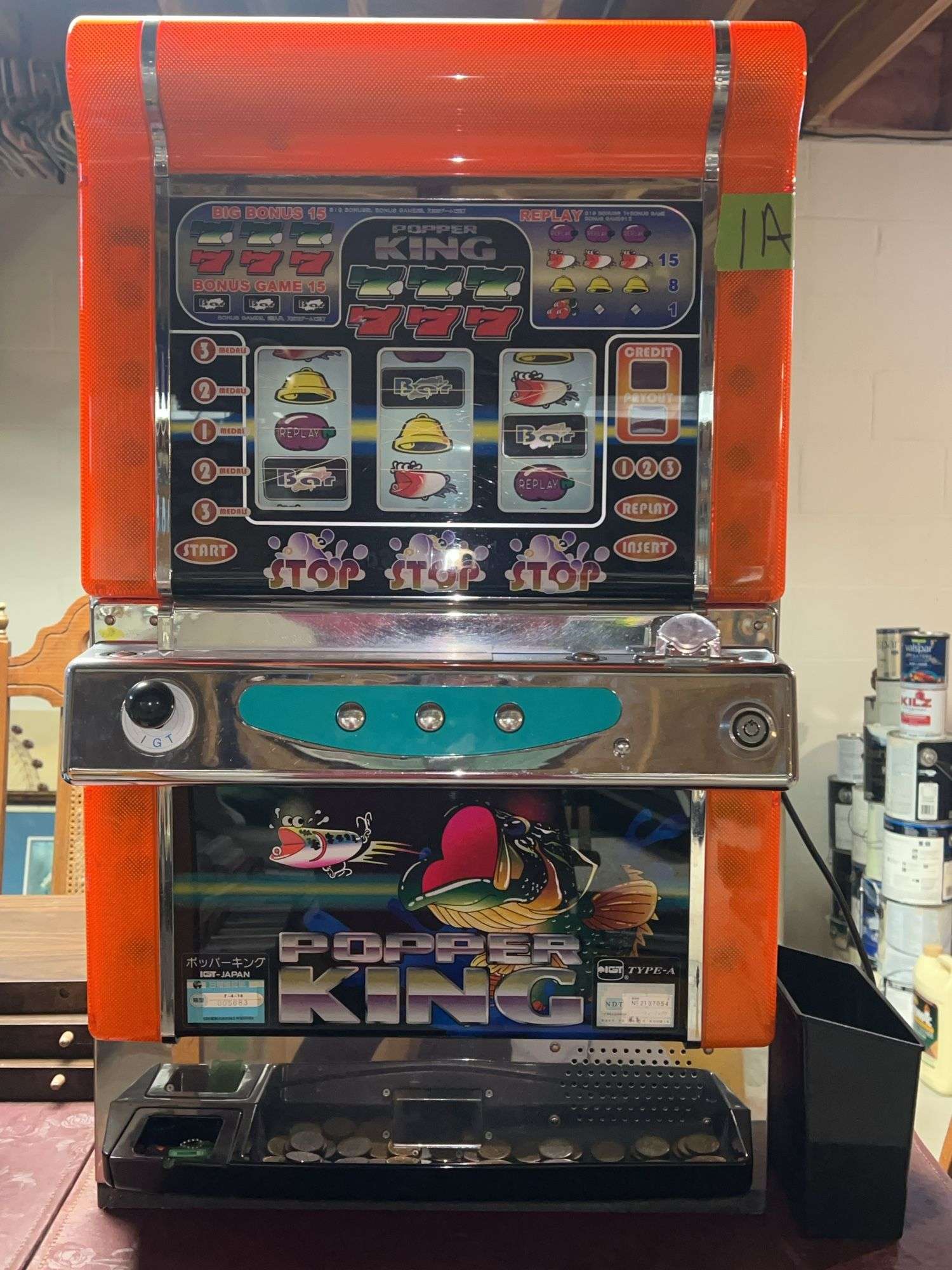 ROPER KING IGT TYPE-A SLOT MACHINE WITH KEYS AND COINS - Kaufman Realty ...