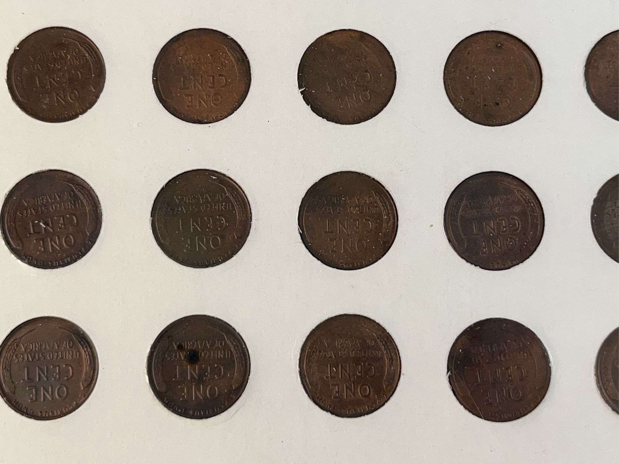 Lincoln Cents Set -No VDB or S-VDB