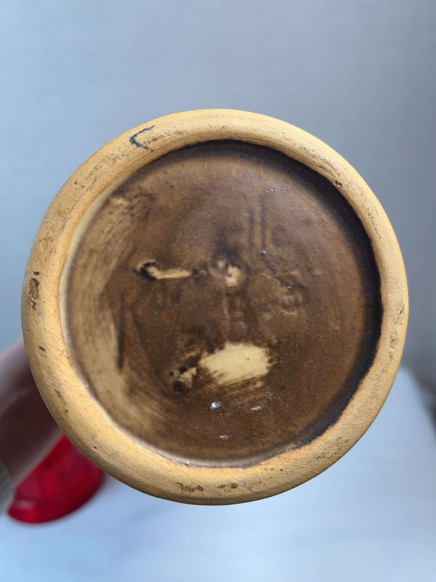 ROSEVILLE THORNAPPLE VASE 818-8