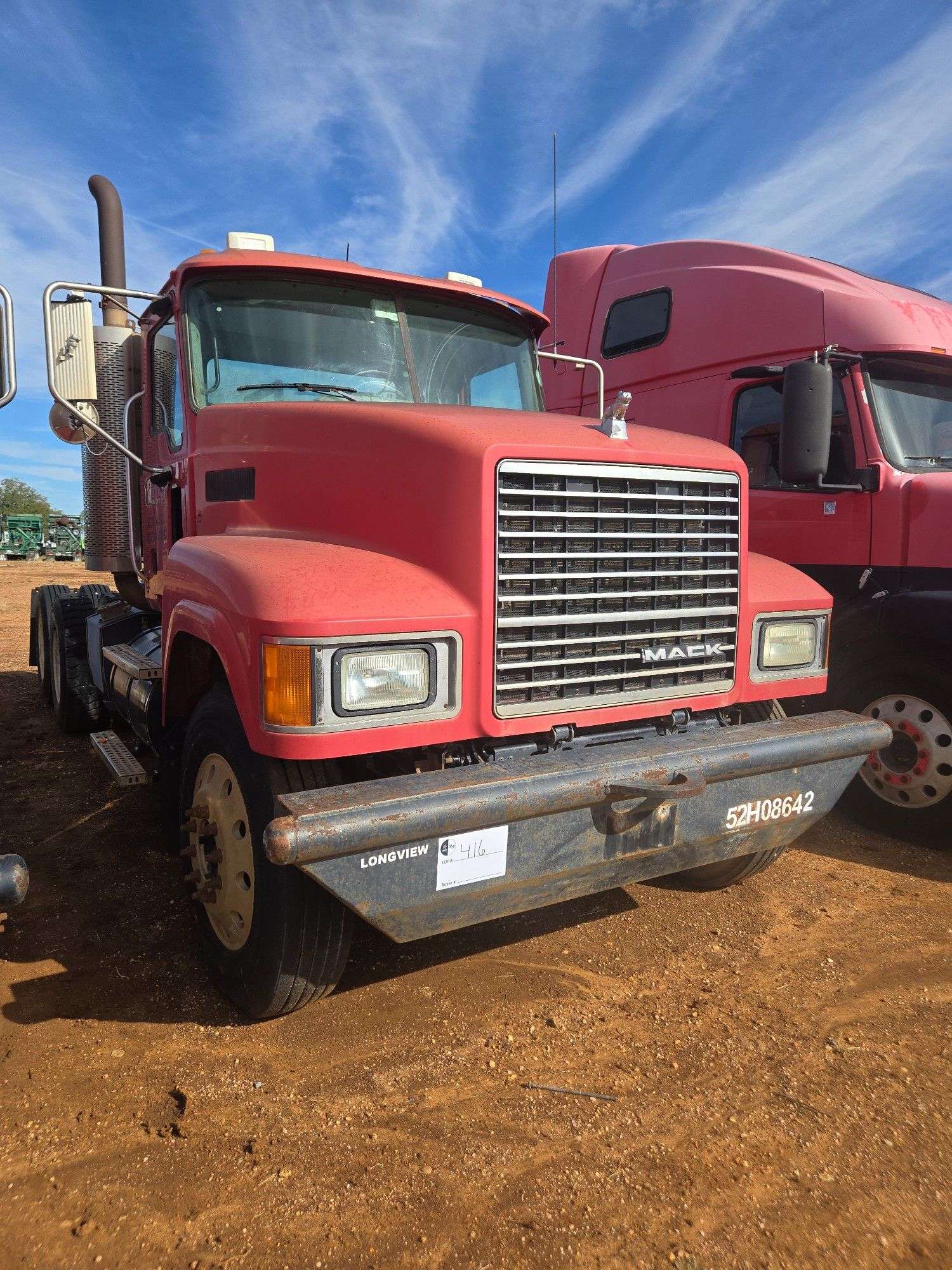 2008 Mack CHU613 showing 30,854 mi, 8,034 hrs - doesn't run