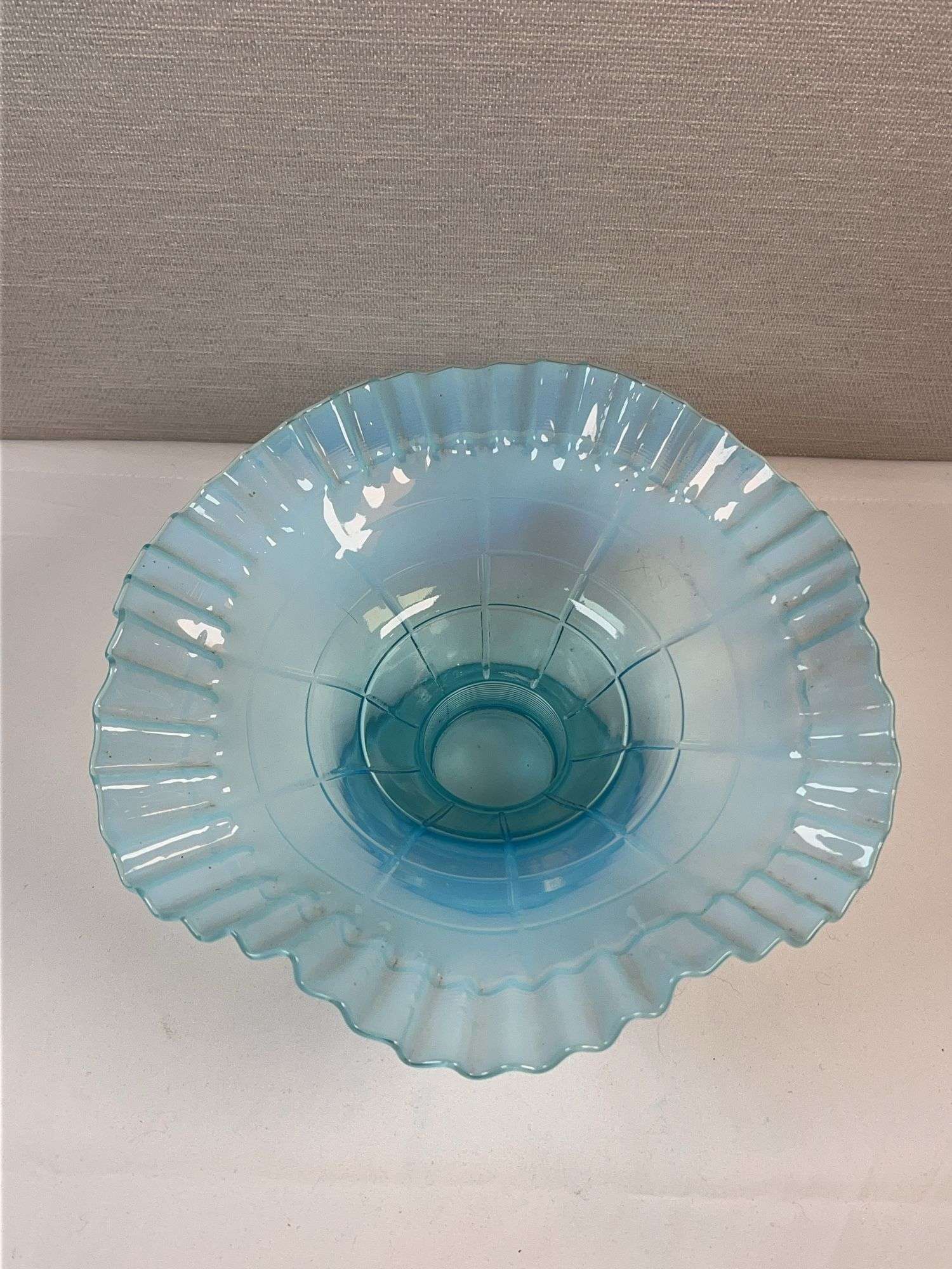INDIANA BLUE GLASS BOWL