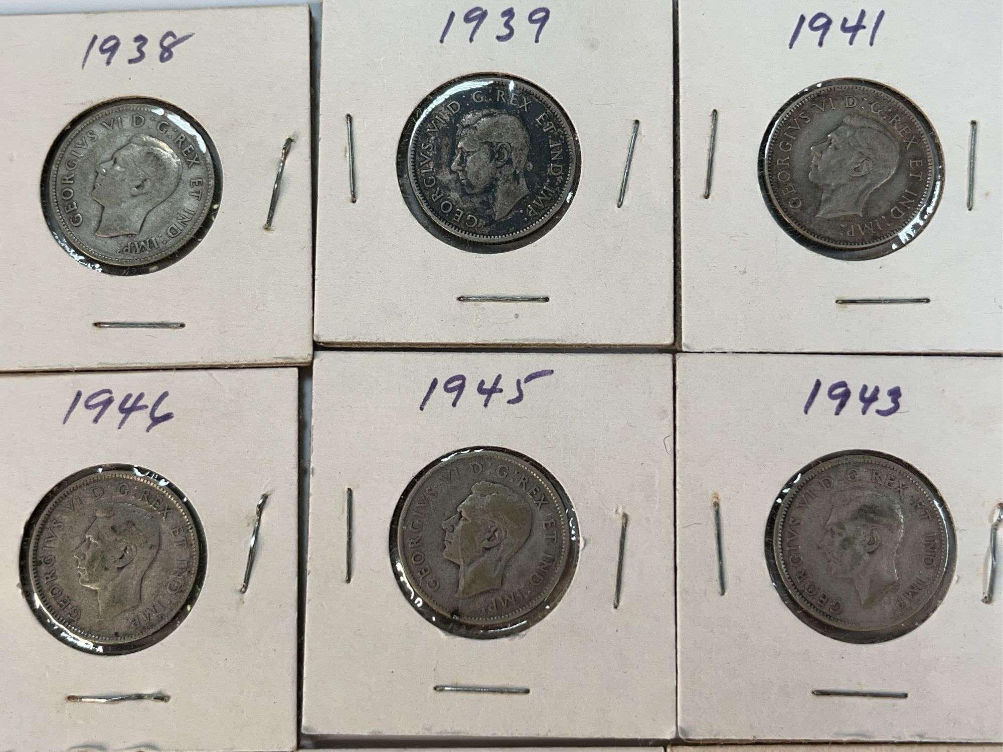 (9) Canadian Quarters