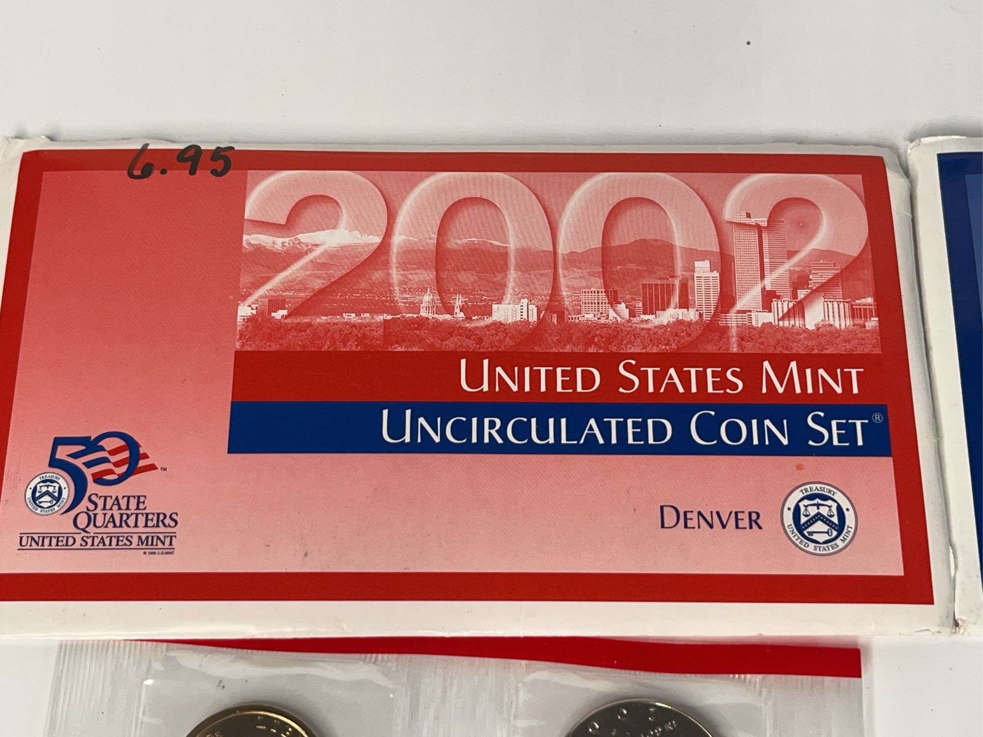 2002 and 2003 Denver and Philadelphia Mint Uncirculated Sets