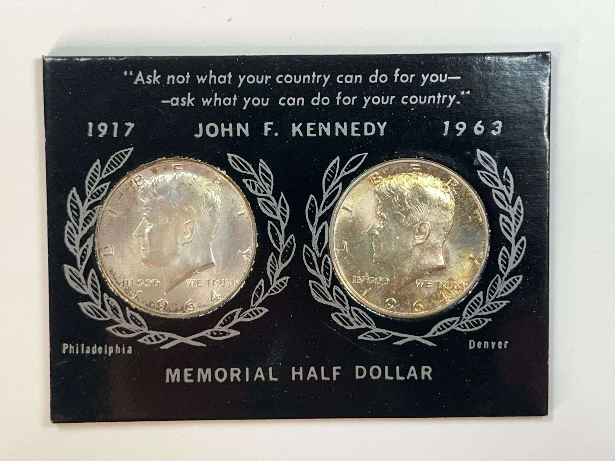 1964 John F Kennedy Memorial Halves Set￼