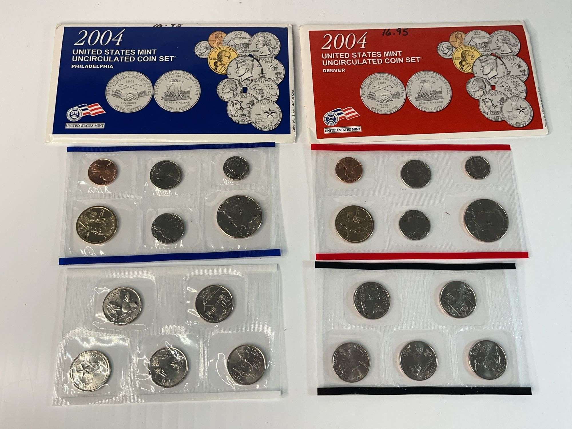 2004 Denver and Philadelphia Mint Uncirculated Sets