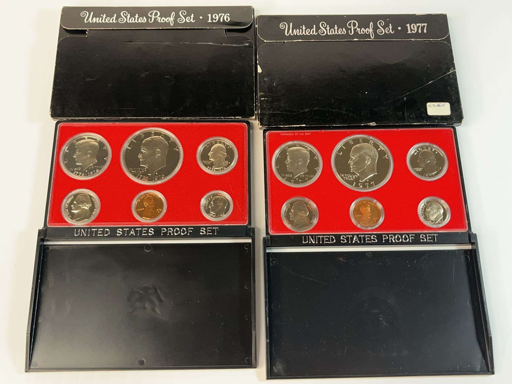 1976, 1977 US Proof Sets