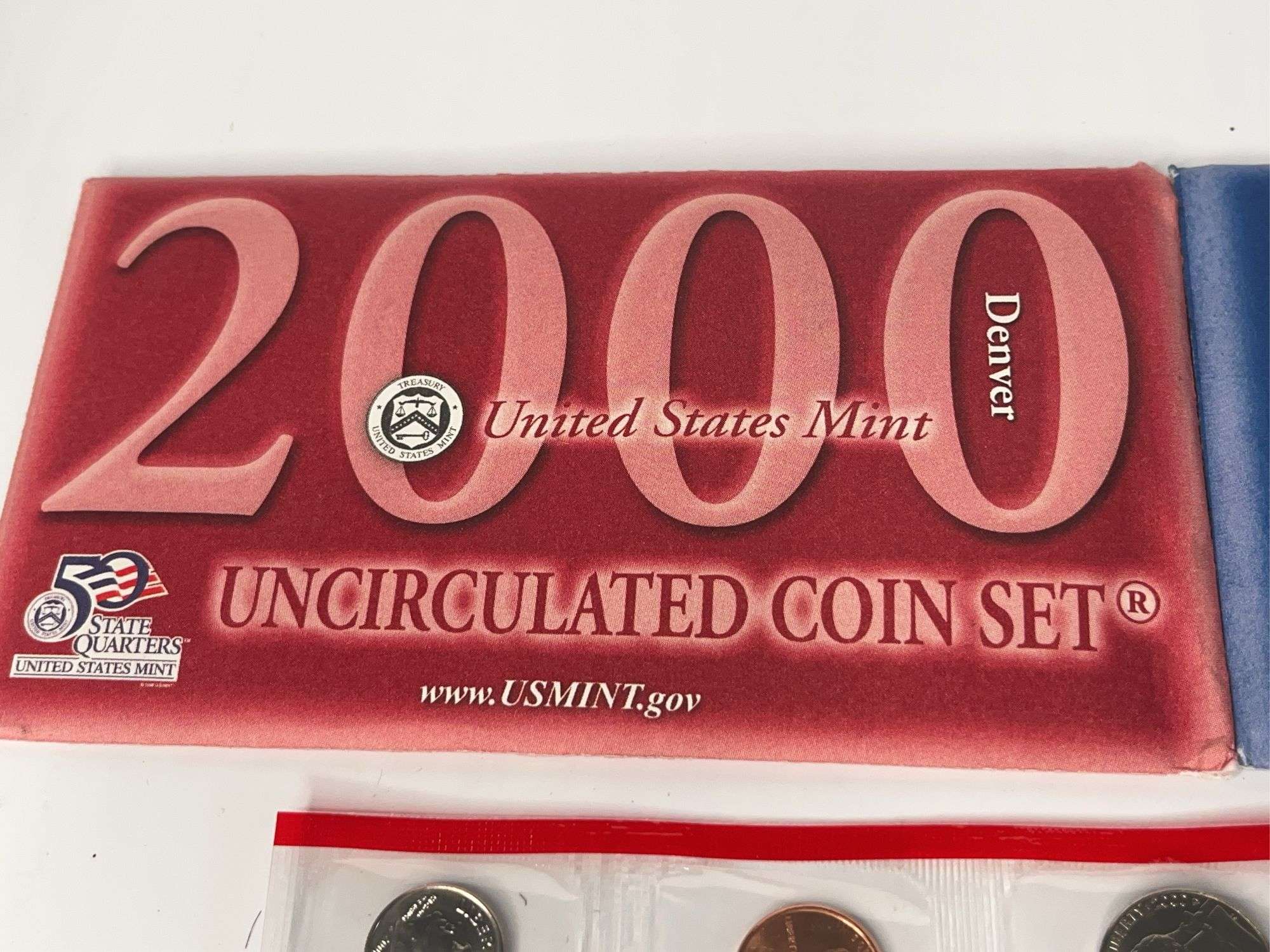 2000 and 2001 Denver and Philadelphia Mint Uncirculated Sets