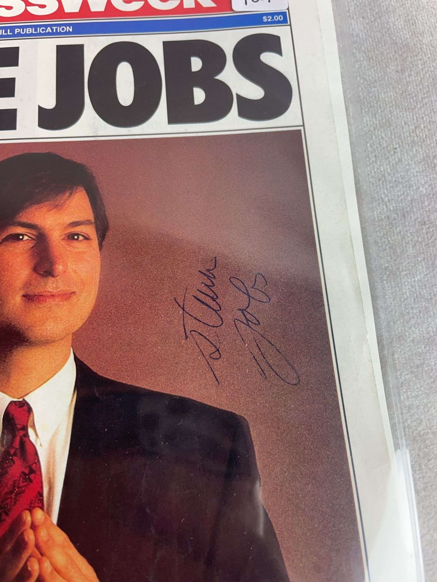 Steve Jobs Signed Magazine Cover - Full JSA Letter - Kaufman