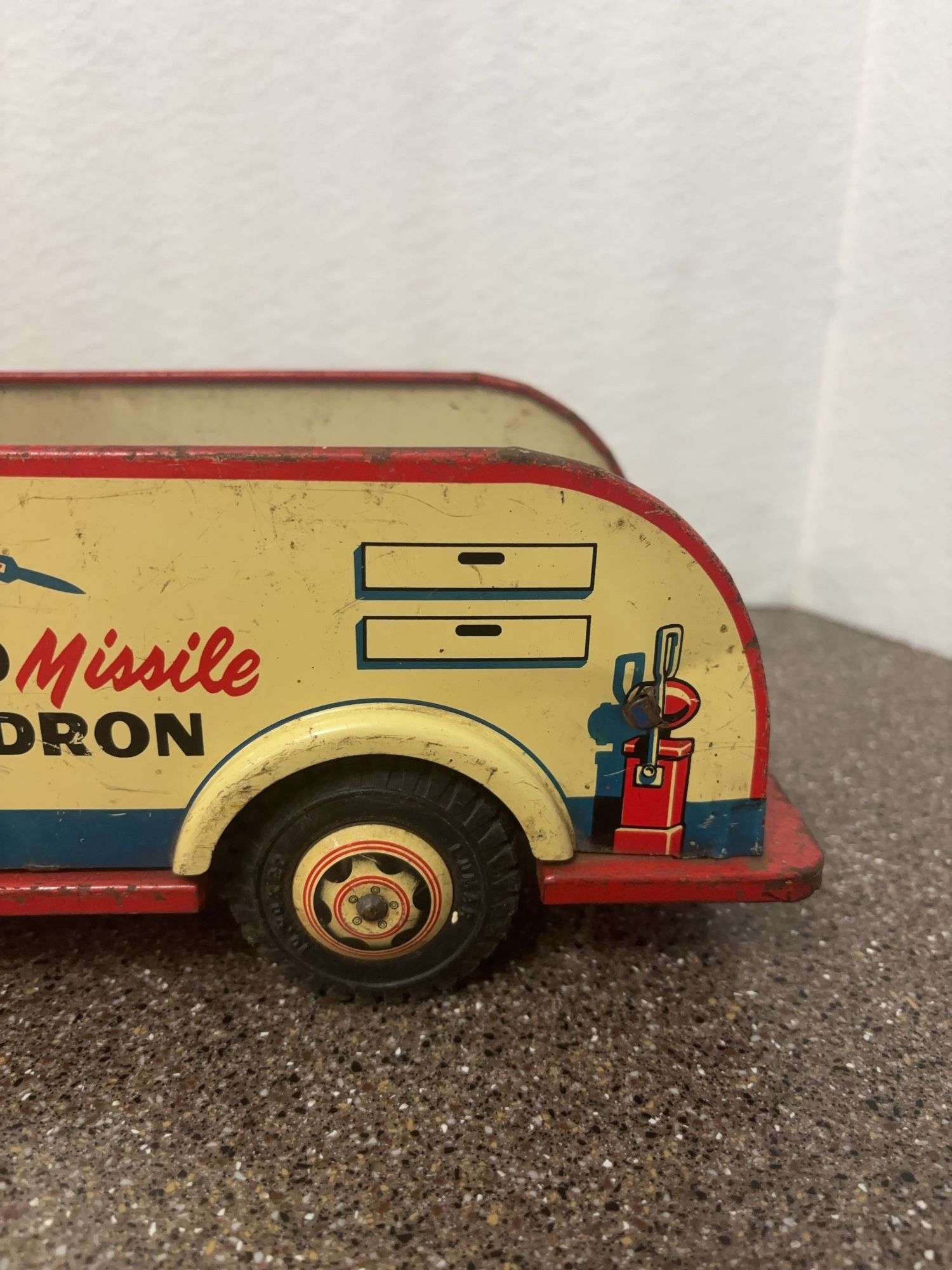 Vintage Metal Truck U.S. Missile Squadron