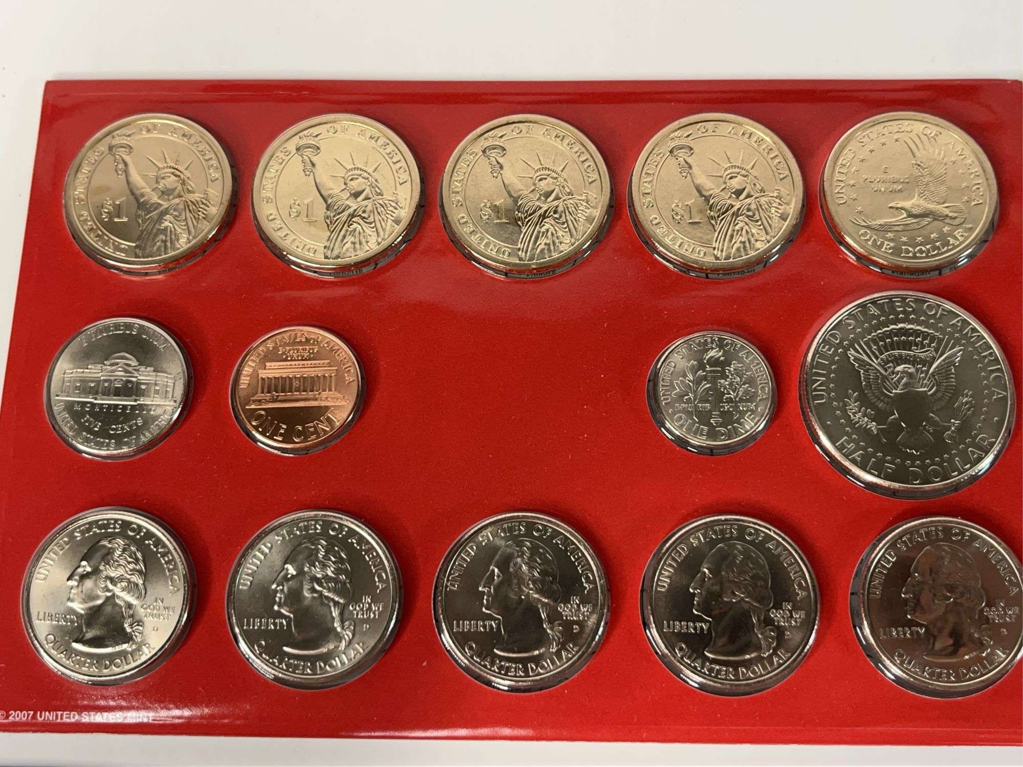 2007 and 2008 Denver and Philadelphia Mint Uncirculated Sets