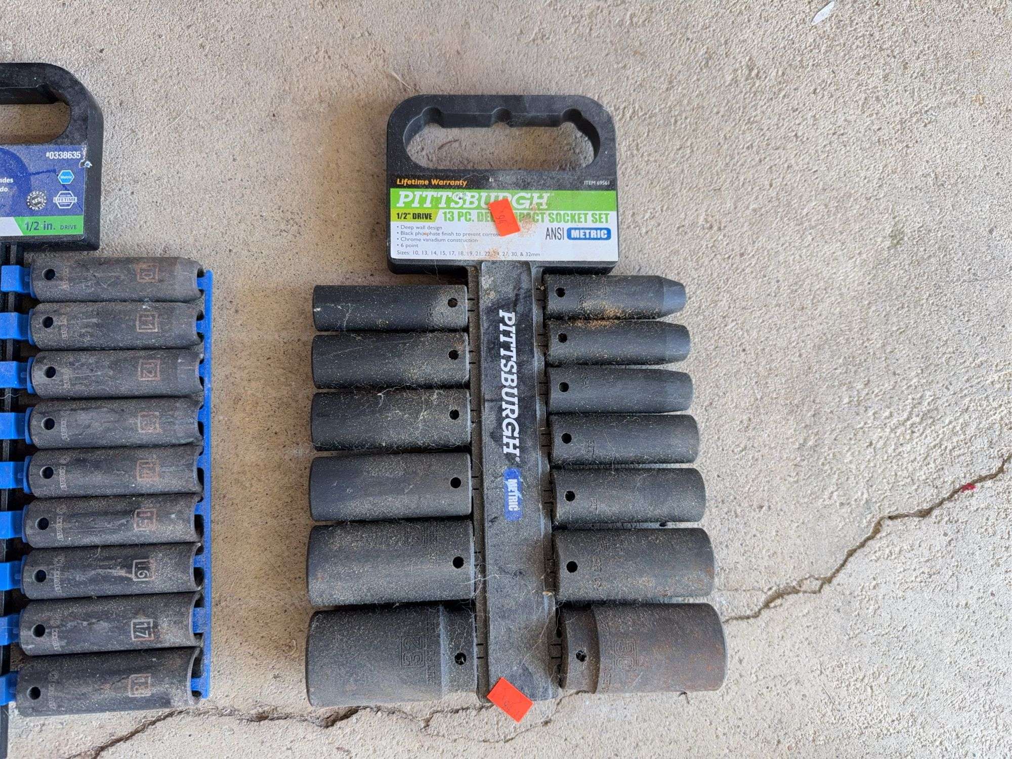 Lot of Impact Deep well Sockets