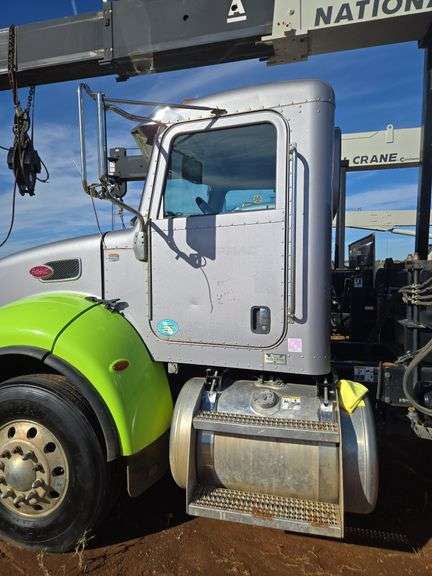 2018 Peterbilt PB348 showing 43,073 mi, 6,155 hrs - runs
