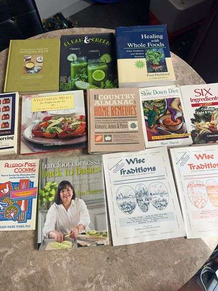 Lot Of Healthy Cooking Traditionalist Books