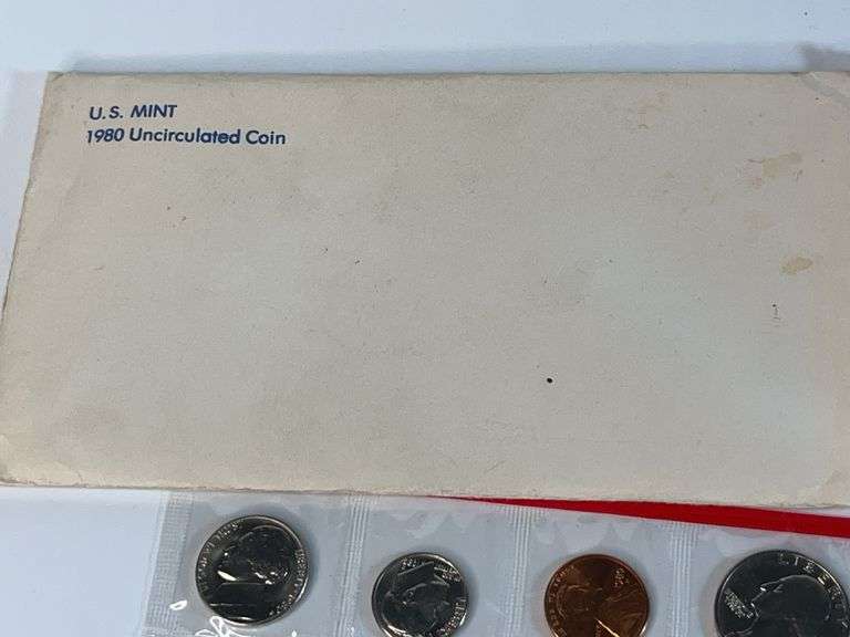 1980, 1981, 1982 Uncirculated Mint Sets
