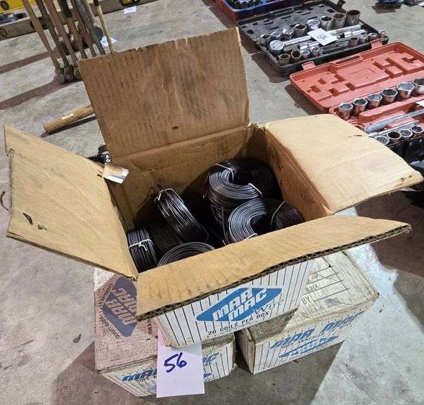 2 FULL AND 1 PARTIAL BOXES OF TIE WIRES