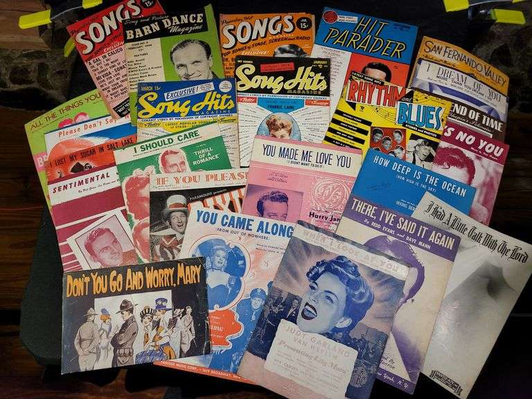 VINTAGE SHEET MUSIC