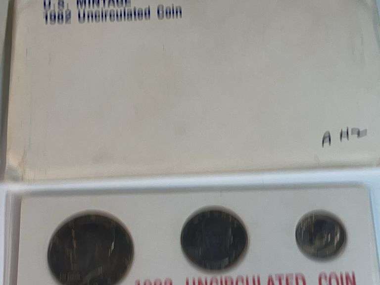 1980, 1981, 1982 Uncirculated Mint Sets