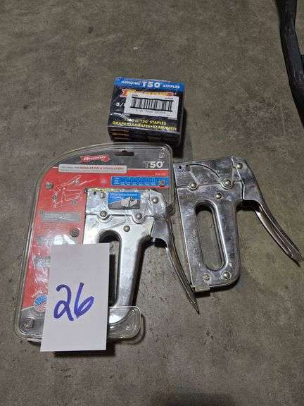 LOT 2- T50 STAPLERS WITH STAPLES