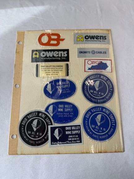 (22) Coal Miner Hardhat Stickers