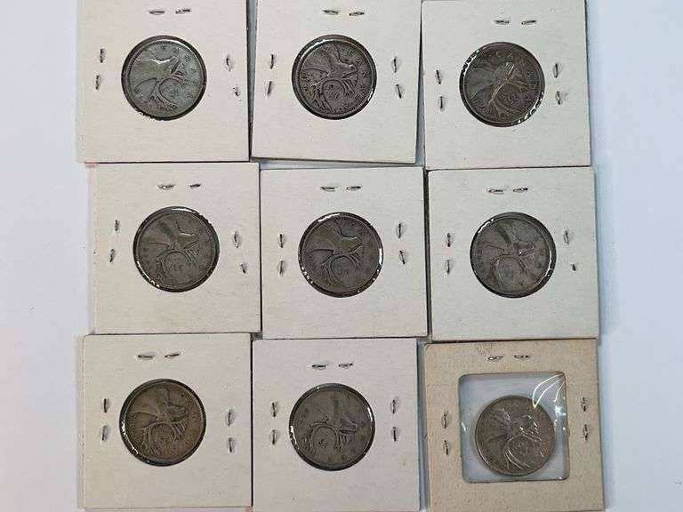 (9) Canadian Quarters
