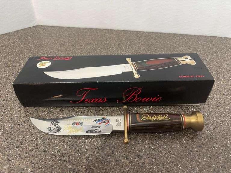Dale Earnhardt Texas Bowie Frost Cutlery Knife (12” Long )