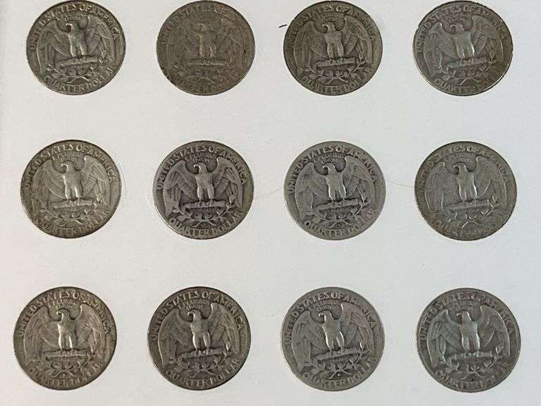 Washington Quarters Set -Missing 32-D, 32-S