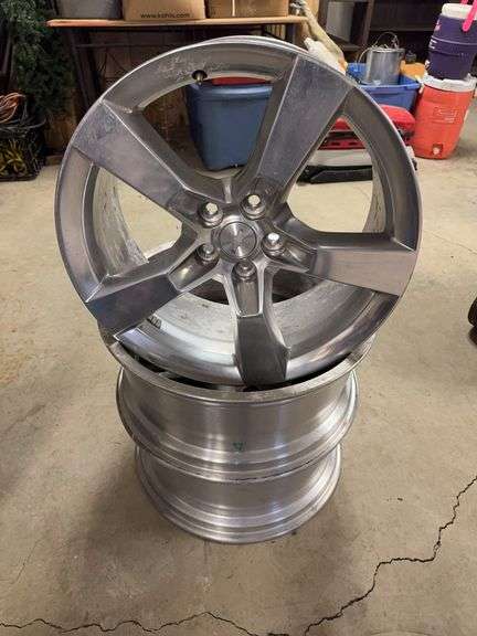 (3) Chevrolet Car Rims DIA. 22” W 10 1/2”