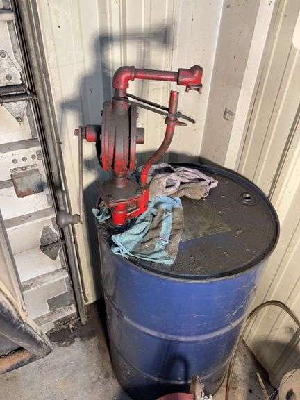 Pump and empty 55 gallon drum